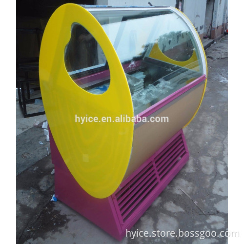 European egg type ice cream display cabinet manufacturers